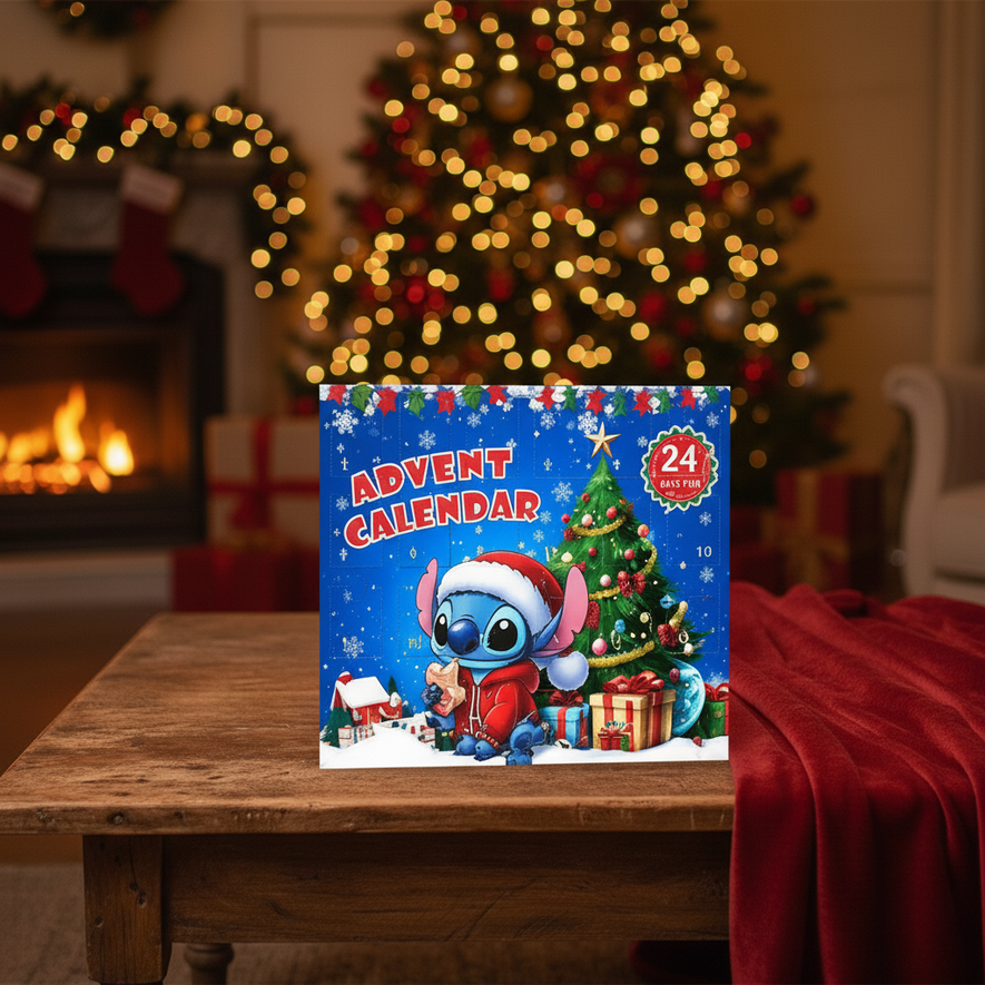 Calendario Avvento con pupazzetti