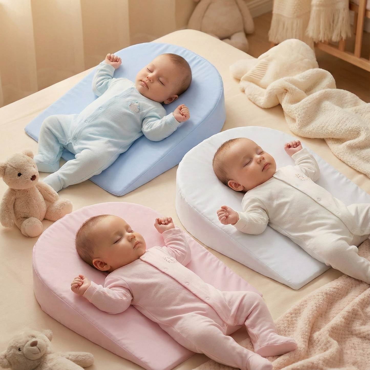 Cuscino Inclinato Anti-Rigurgito Traspirante