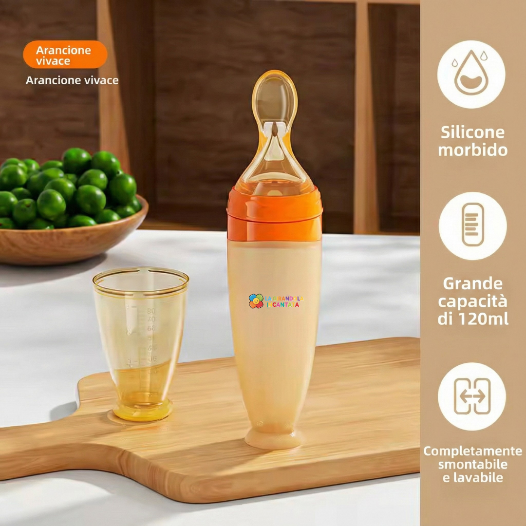 Biberon cucchiaio, svezzamento facile