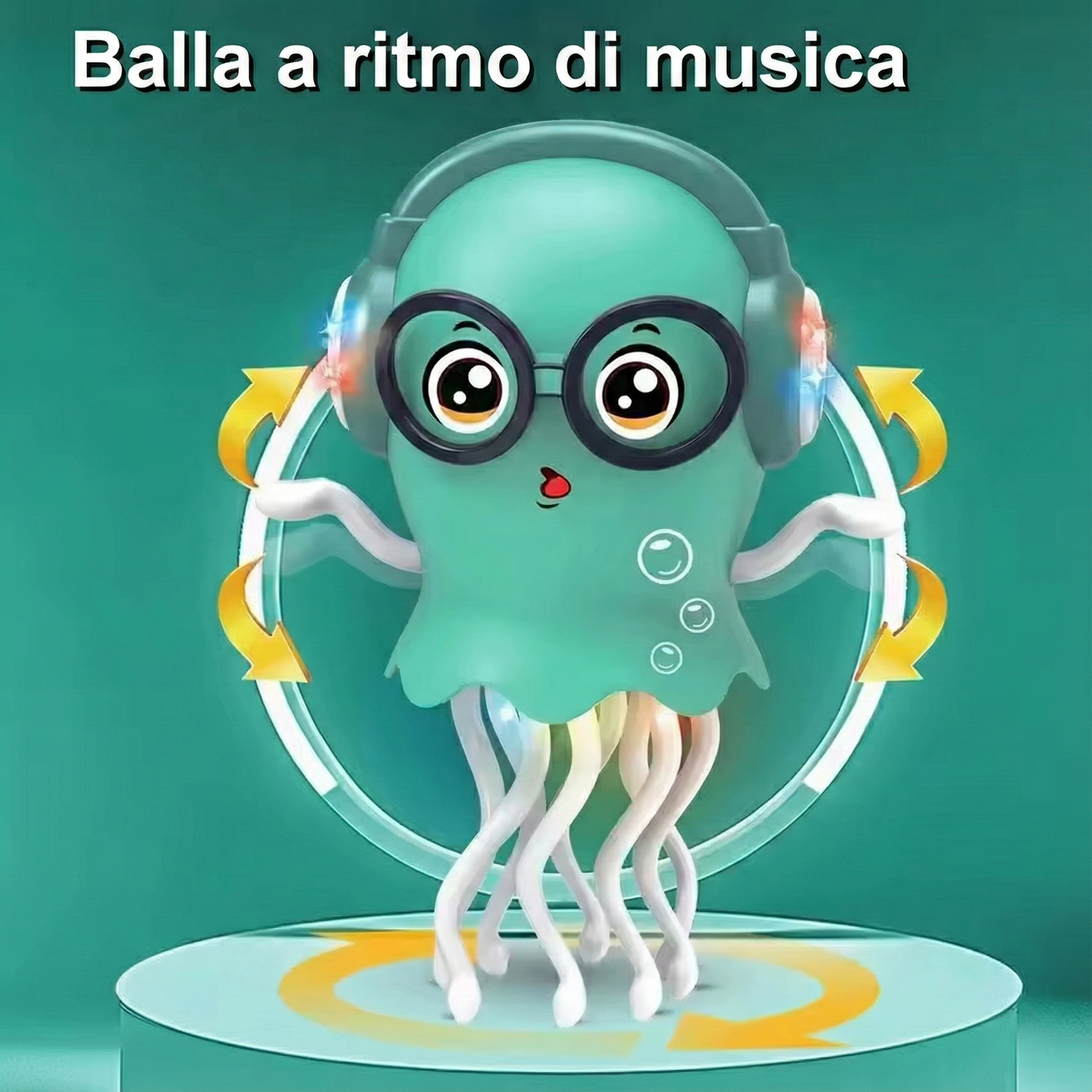 Medusa Elettrica Danzante - Luci, Suoni e Movimenti 360°