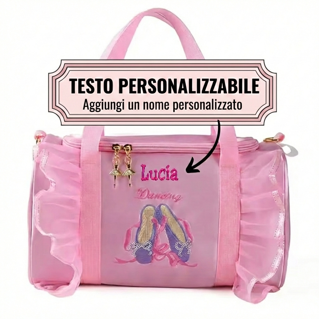 Borsetta Danza Classica per Bambina Personalizzabile