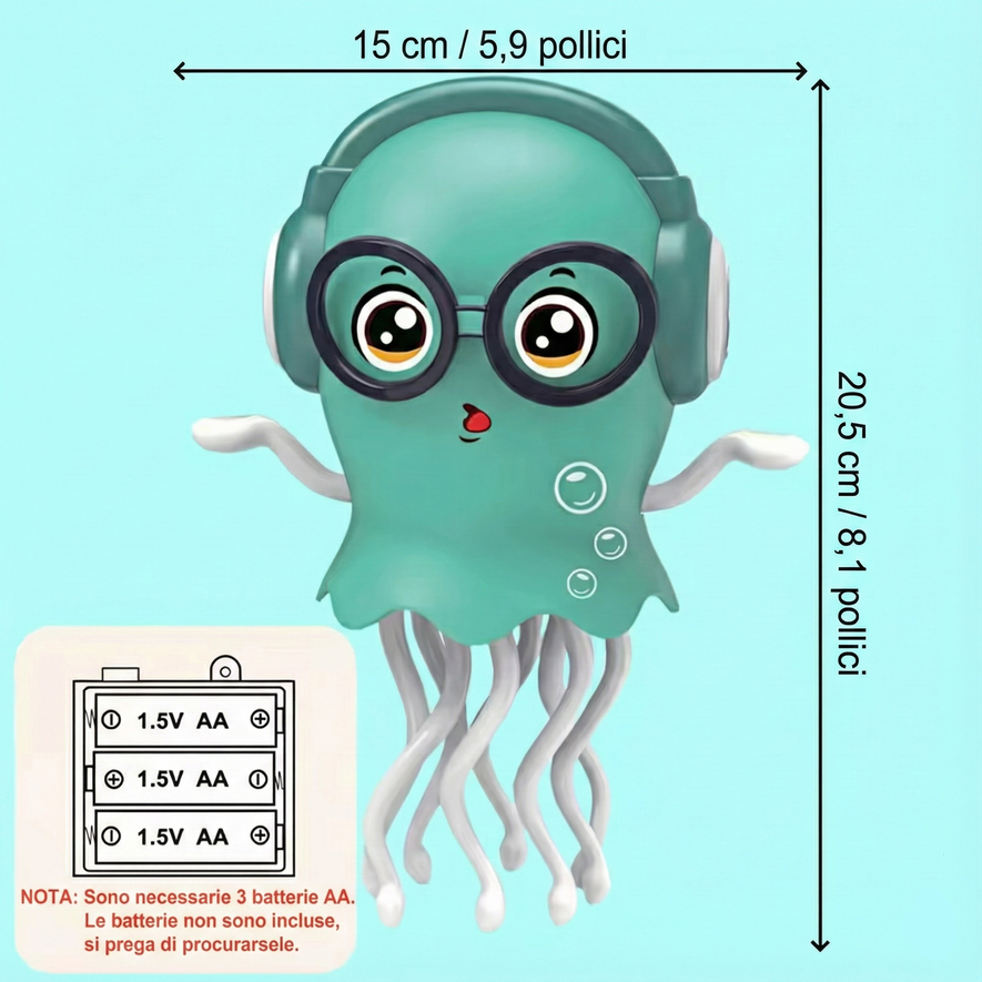 Medusa Elettrica Danzante - Luci, Suoni e Movimenti 360°