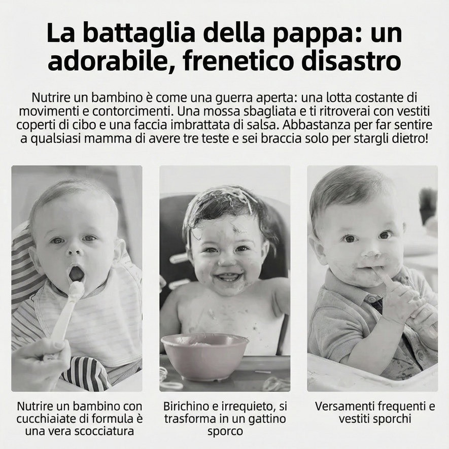 Biberon a Cucchiaio per Svezzamento in Silicone