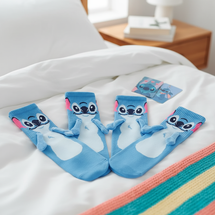 Calzini 3D Stitch & Angel (2 PAIA)