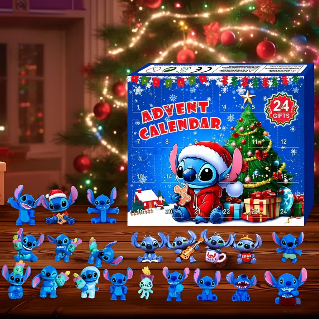 Calendario Avvento con pupazzetti