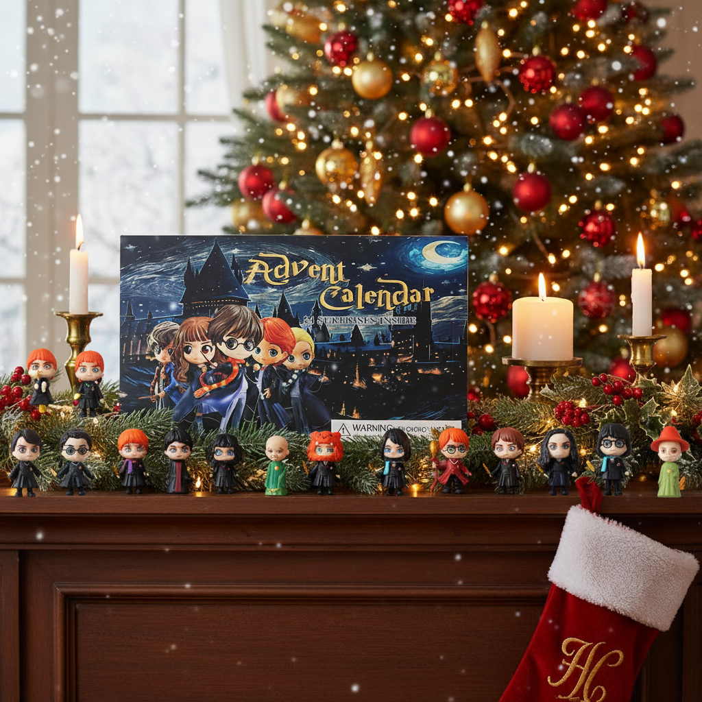 Calendario Avvento con pupazzetti