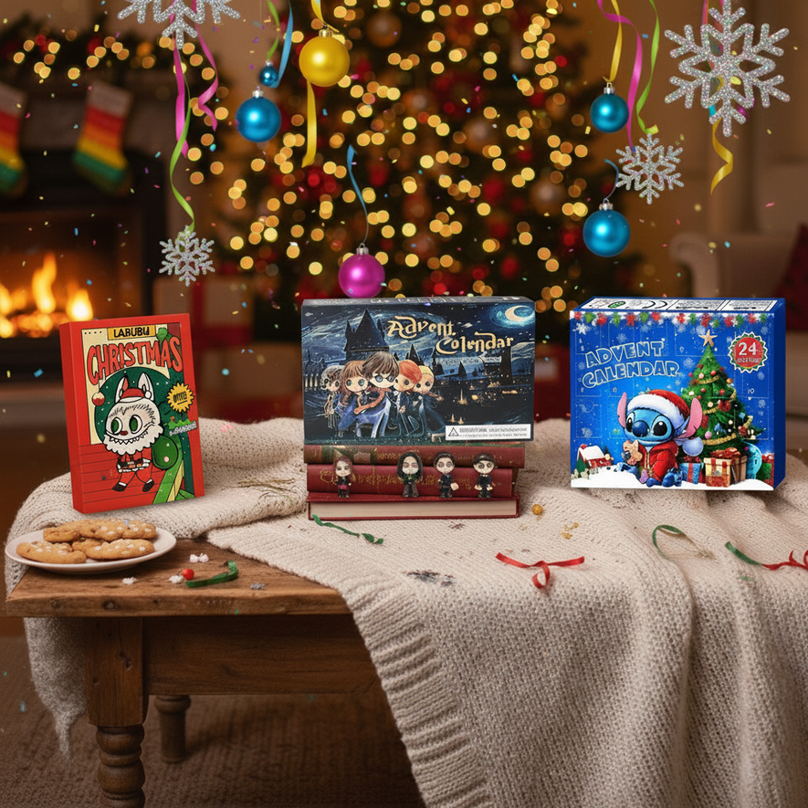 Calendario Avvento con pupazzetti