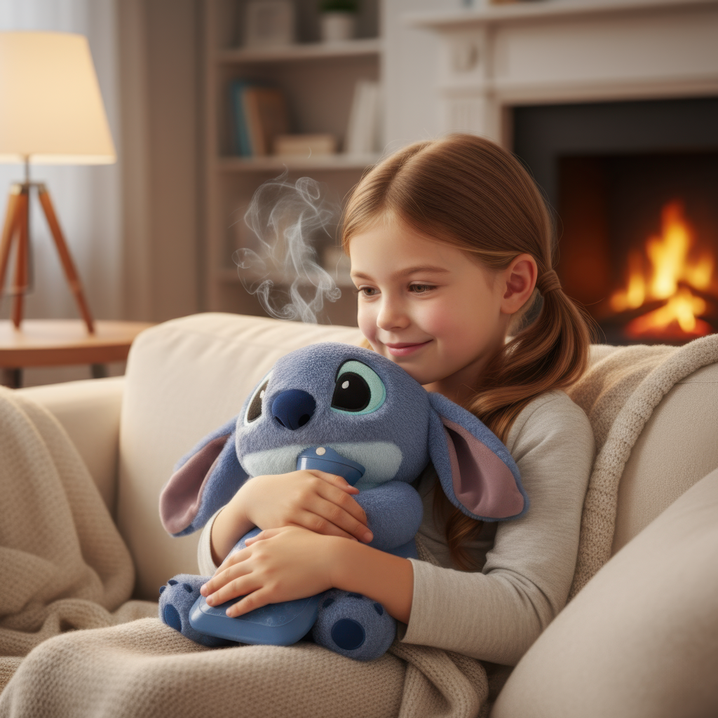 Peluche Stitch con Borsa dell'Acqua Calda