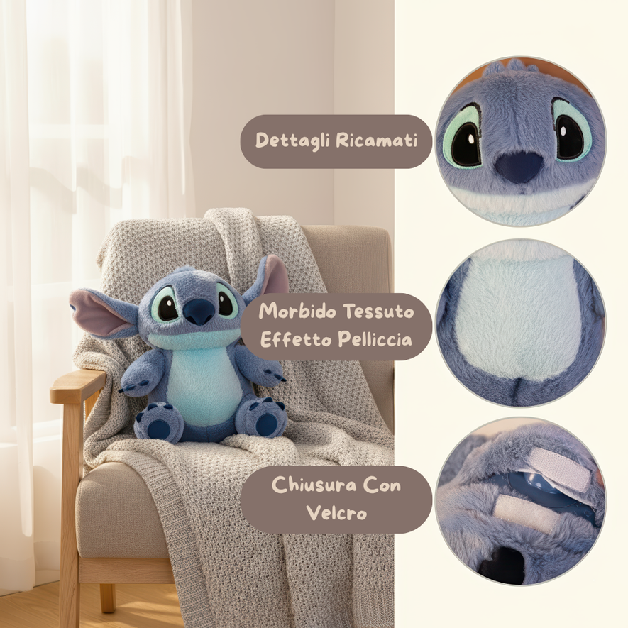Peluche Stitch con Borsa dell'Acqua Calda