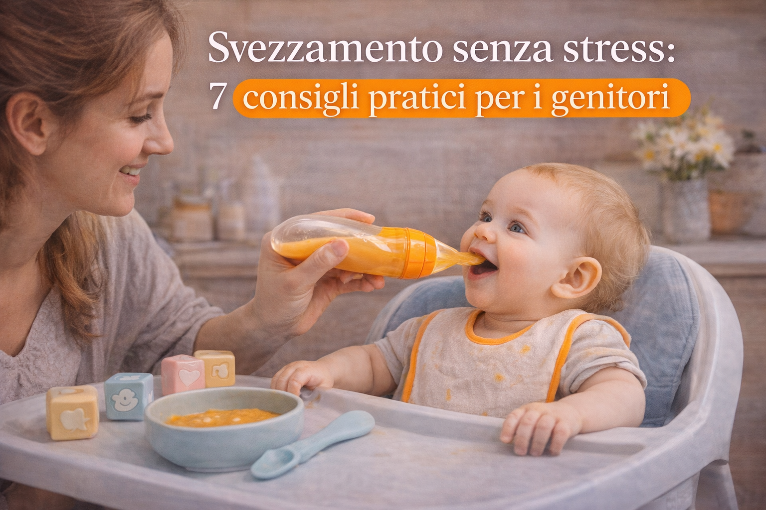 Svezzamento senza stress: 7 consigli pratici per i genitori