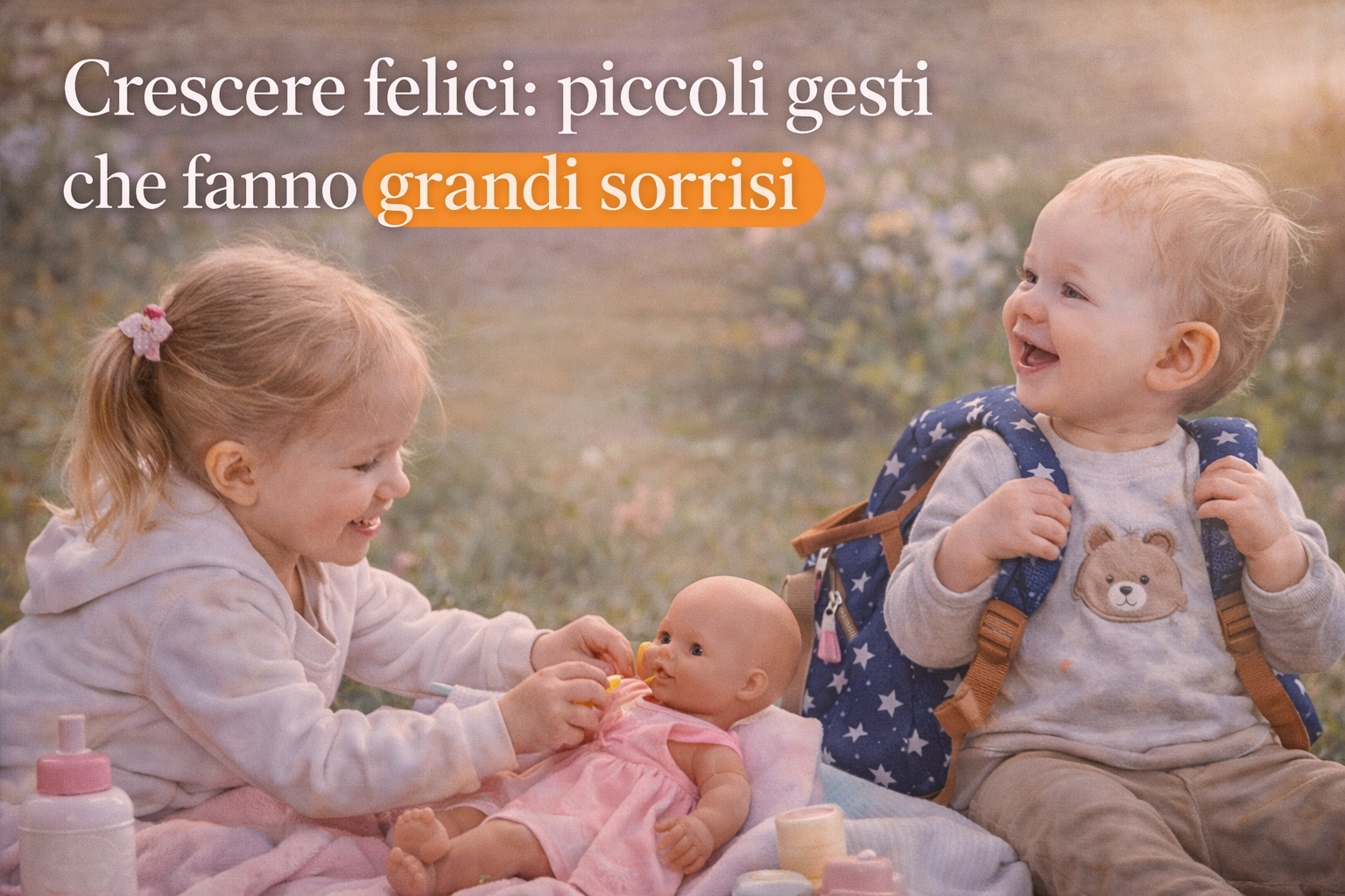 Crescere felici: piccoli gesti che fanno grandi sorrisi