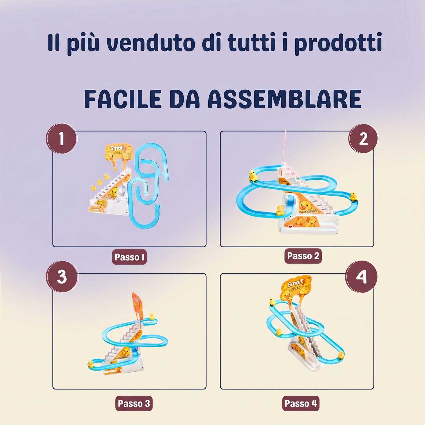 Pista Scivolo con Paperelle Saliscale