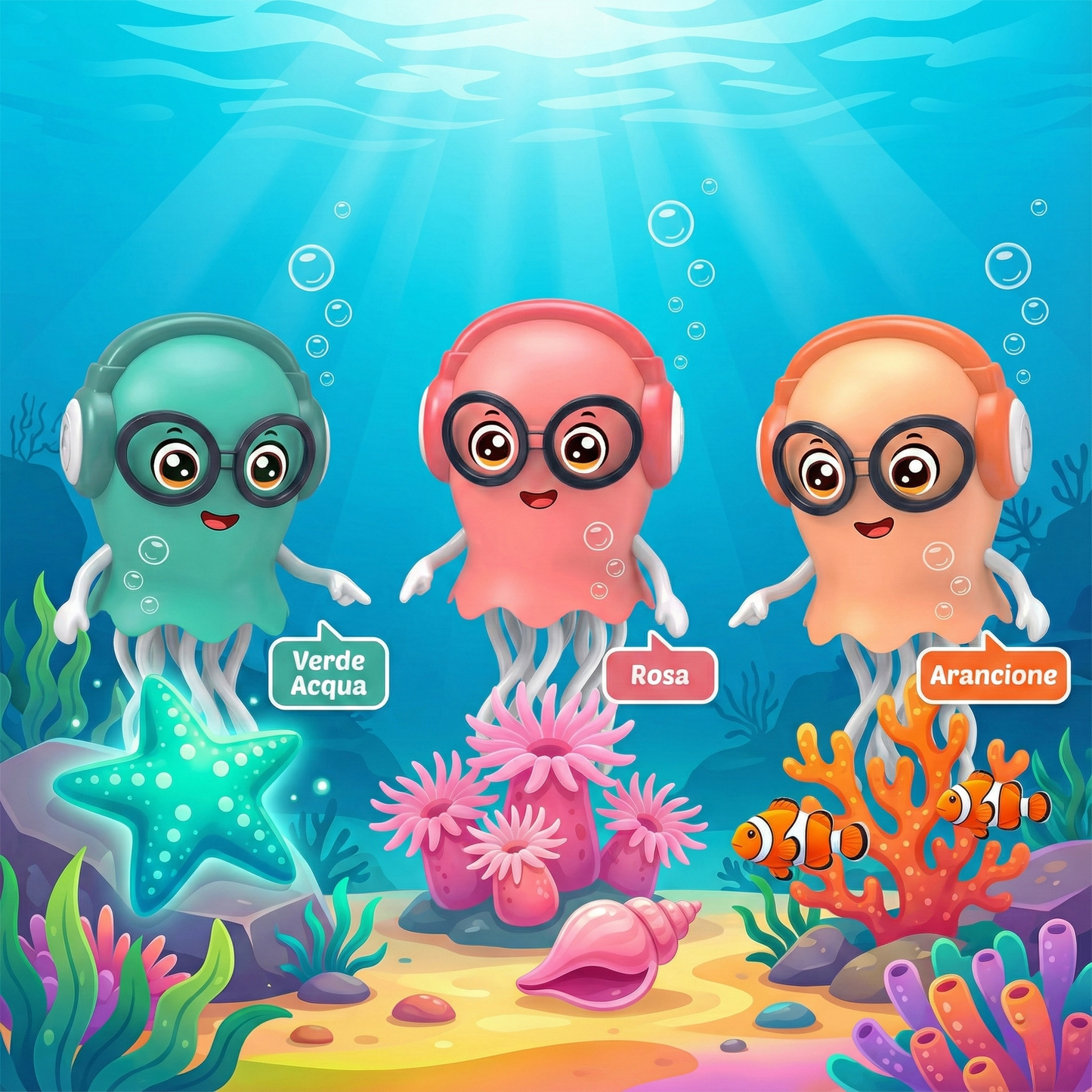 Medusa Elettrica Danzante - Luci, Suoni e Movimenti 360°