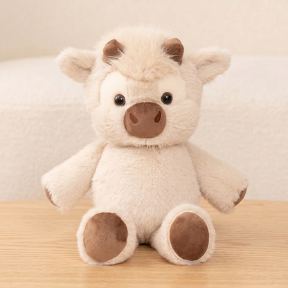 Peluche Mucca Highland Morbidissimo e Interattivo
