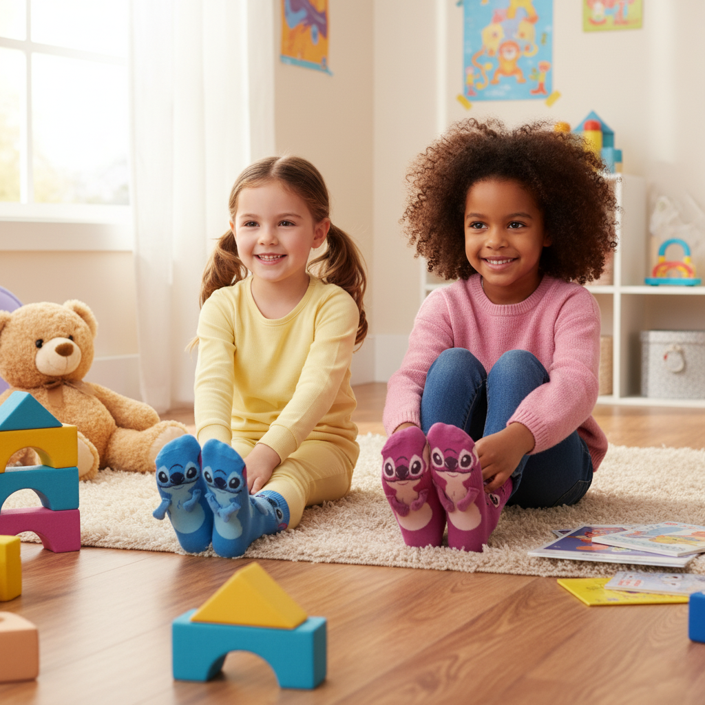 Calzini 3D Stitch & Angel (2 PAIA)