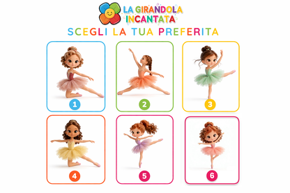 Borsone Danza Personalizzato con Nome e Ballerina