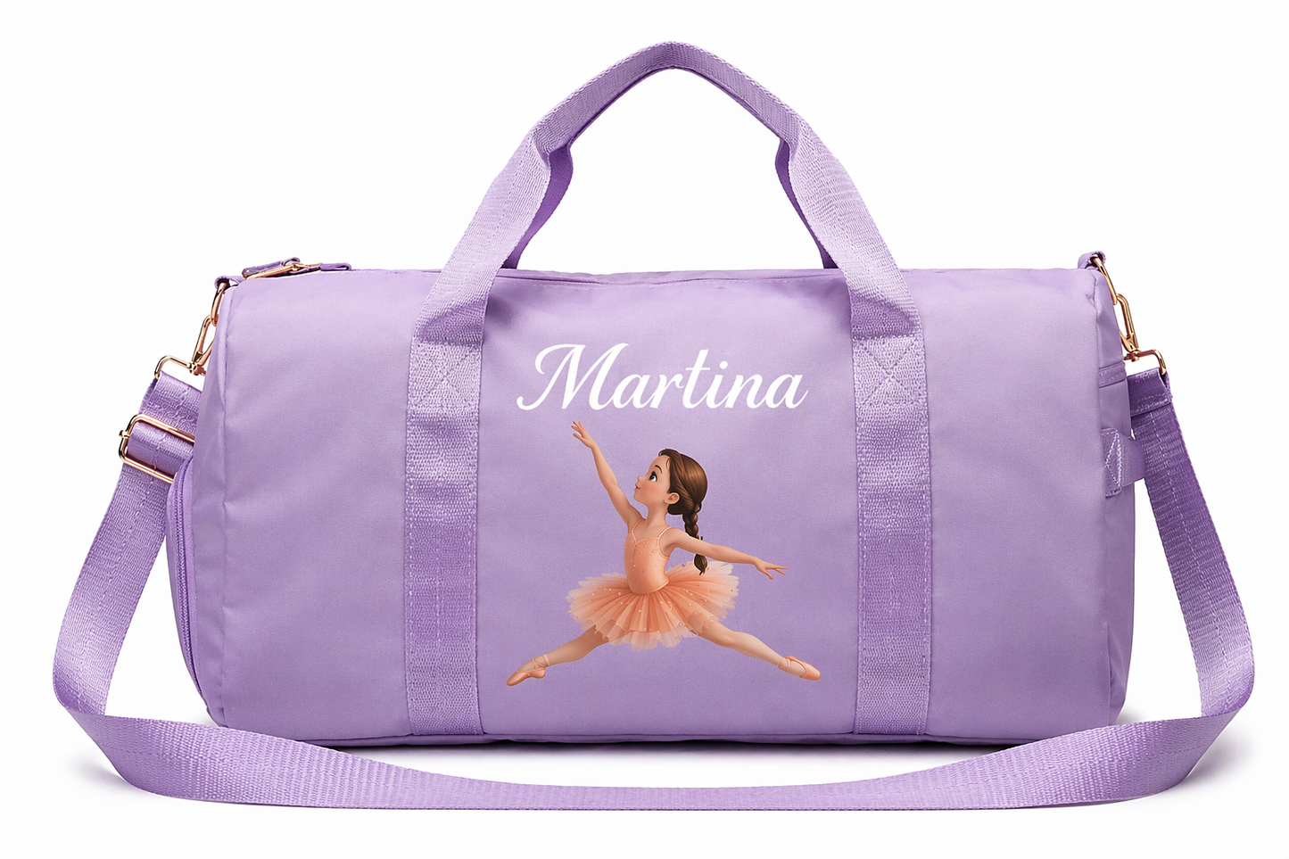 Borsone Danza Personalizzato con Nome e Ballerina