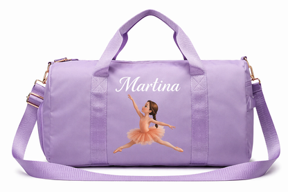 Borsone Danza Personalizzato con Nome e Ballerina