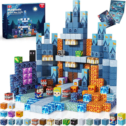 Set di Cubi Magnetici 3D Stile Pixel
